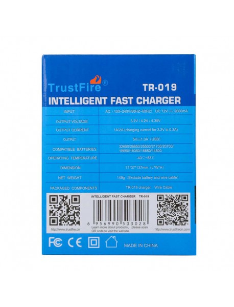 TrustFire TR-019 Intelligent Fast Charger ( EU Plug )