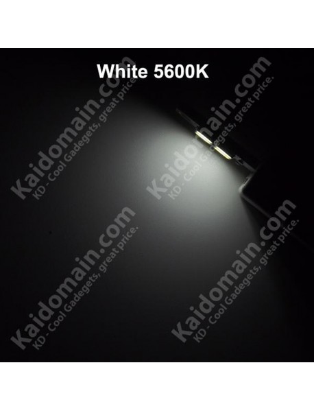 Double Sided USB 4 x LED 0.5W White 5600K Mini USB LED Light - White (1 pcs)