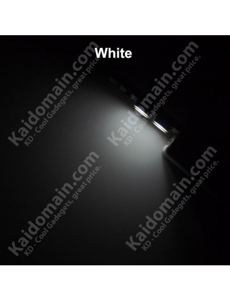 Single Sided Touchable USB 4 x LED 0.5W White Mini USB LED Light - White (1 pcs)
