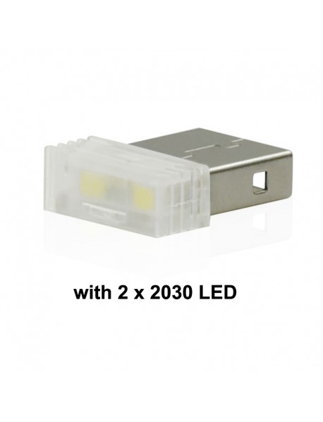 Mini 2 x 2030 LEDs Atmosphere USB Light (2 pcs)