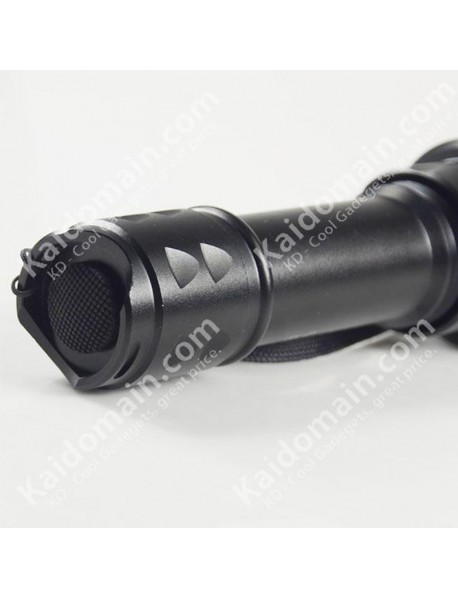 UF-T20 Osram IR850nm / IR940nm Infrared Red Zoomable 1-Mode IR Flashlight - Black (1 x 18650)