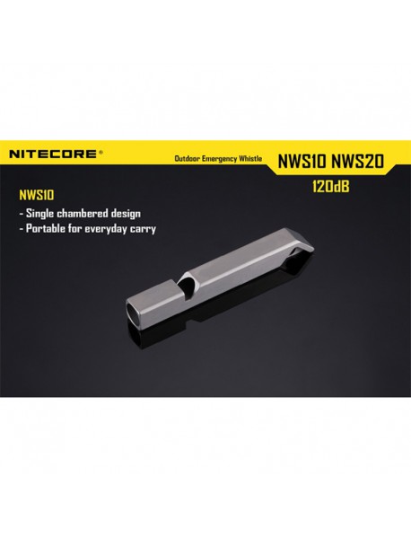 NiteCore NWS10 120dB Outdoor Emergency Whistle