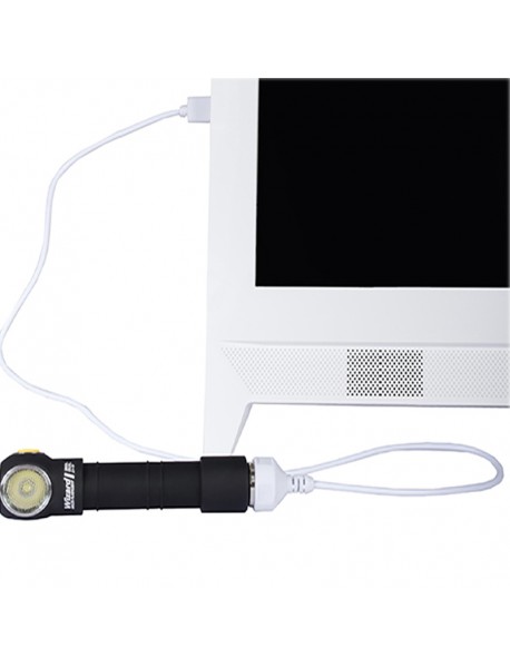 Armytek Wizard v3 XP-L Magnet USB Warm White 1160 lumens 6-Mode LED Flashlight (1x18650 / 2xCR123A)