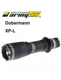 Armytek Dobermann XP-L White 1250 lumens 6-Mode LED Flashlight (1 x 18650 / 2 x CR123A)