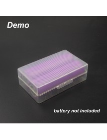 2x 21700 Battery Storage Box Striped