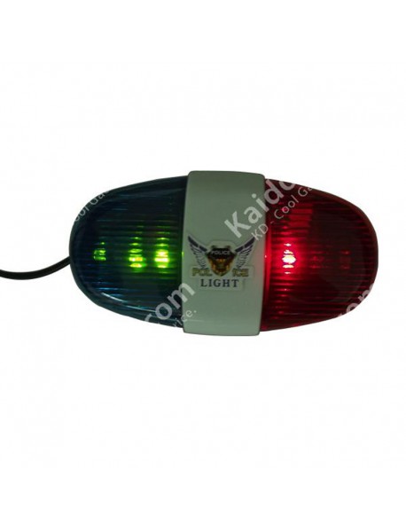 XC-325 6 x LED Strobe Bicycle Safety Light with 4-Tone Electric Horn (2 x AA)