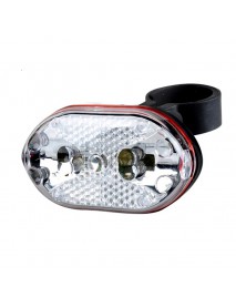 9 x LED 7-Mode Colorful Safety Bike Rear Light with Mount (2 x AAA) - White