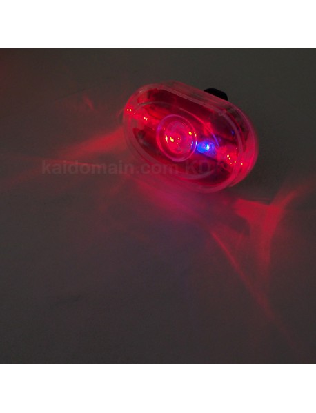 DF SX-08 5 x LED RED Safety Bike Tail Light with Mount - Red ( 2xAAA )