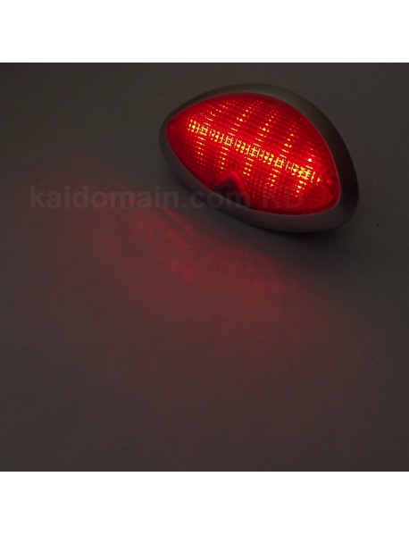 ZH1108 5 x RED LED 7-Mode Safety Bike Tail Light with Mount - Black ( 2xAAA )