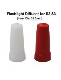 Flashlight Diffuser for S2 S3 Flashlight (Inner Dia. 24.5mm)