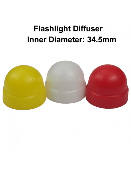 C37 Flashlight Diffuser (Inner Dia. 34.5mm)