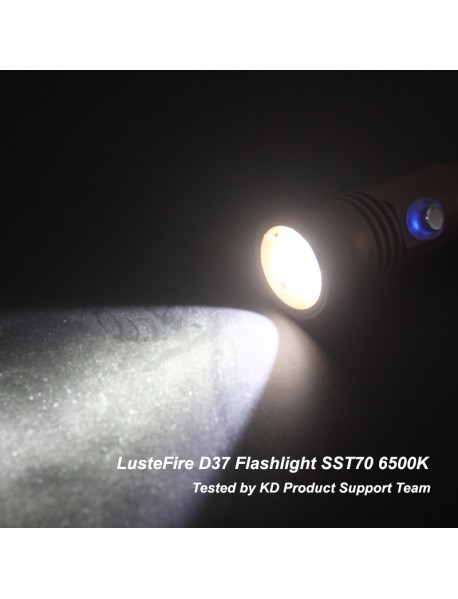 LusteFire D37 SST-70 3000 Lumens 8-Mode 21700 Diving Flashlight