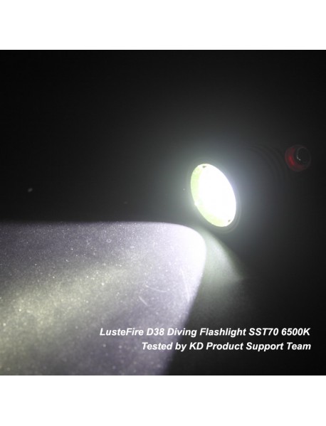 LusteFire D38 SST-70 3000 Lumens 8-Mode 21700 Diving Flashlight