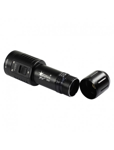 Solarstorm D02 XP-G2 White and XP-E2 Red 900 Lumens 6-Mode LED Diving Video Flashlight