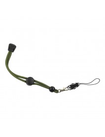 24cm Nylon Braided Flashlight Lanyard Strap - Army Green ( 2 pcs )