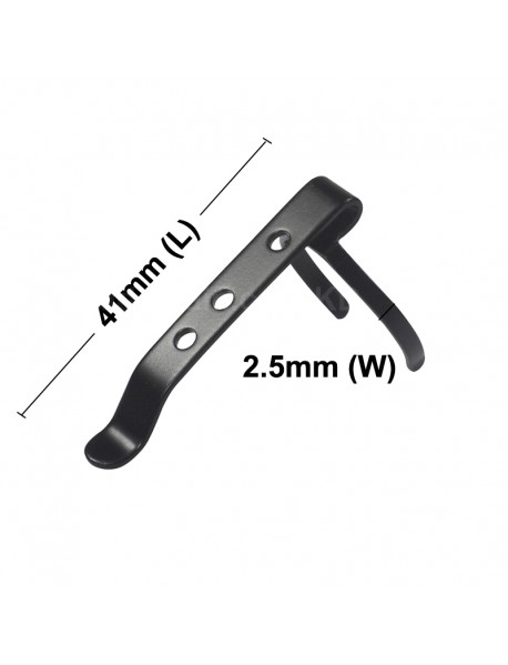Stainless Steel 14500 Flashlight Pocket Clip 41mm (L) x 18.5mm (D)