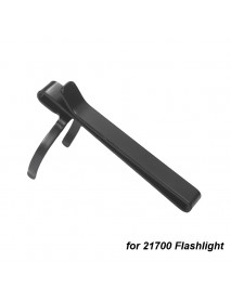 54mm (L) x 21.5mm (D) Stainless Steel 21700 Flashlight Pocket Clip