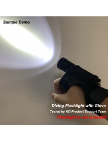 TrustFire Diving Flashlight Glove Adjustable Wrist Strap