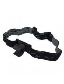 KRK 360 Degree Adjustable Elastic Nylon Head Strap for Flashlight - Black (1 pc)