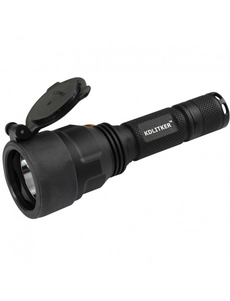 KDC44 48mm(D) x 28mm(H) Dust Cover for KDLITKER C8.2 LED Flashlight - Black