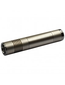 K1 18650 LED Flashlight Host 132mm x 26mm - Gold