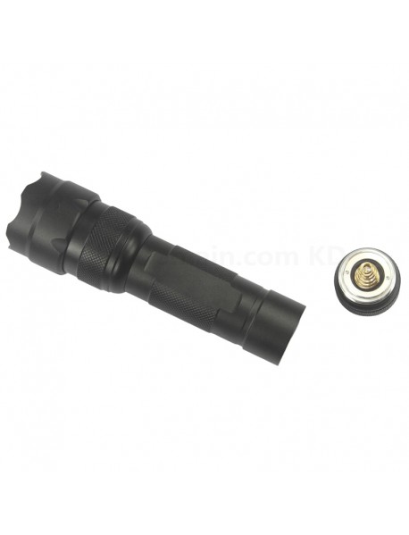 502R Zoomable 18650 Flashlight Host 127mm x 32mm