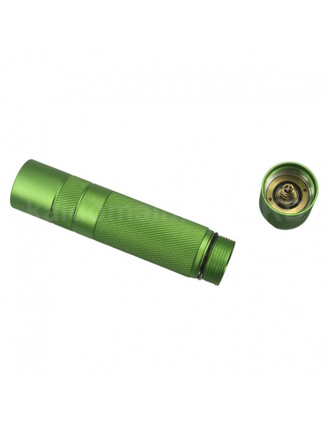 Green S2 Plus 18650 Flashlight Host 118mm (L) x 24mm (D)