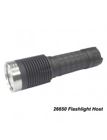 K5R 26650 LED Flashlight Host 160mm (L) x 45mm (D)
