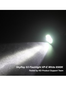 SkyRay S3 XP-E 6500K 200 Lumens 5-Mode 16340 Flashlight