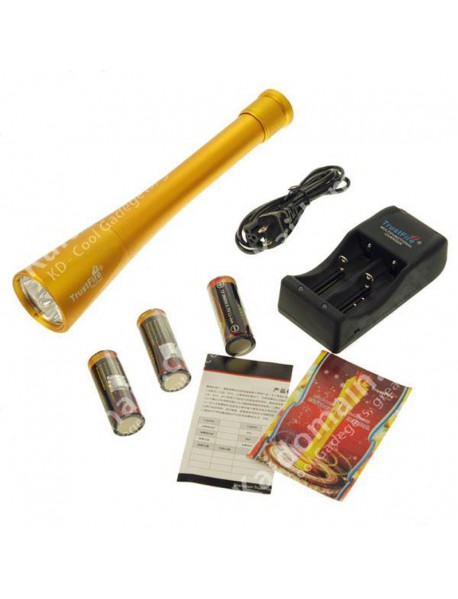 TrustFire TR-K101 3 x Cree XM-L2 LED 5-Mode Flashlight (3 x 26650)