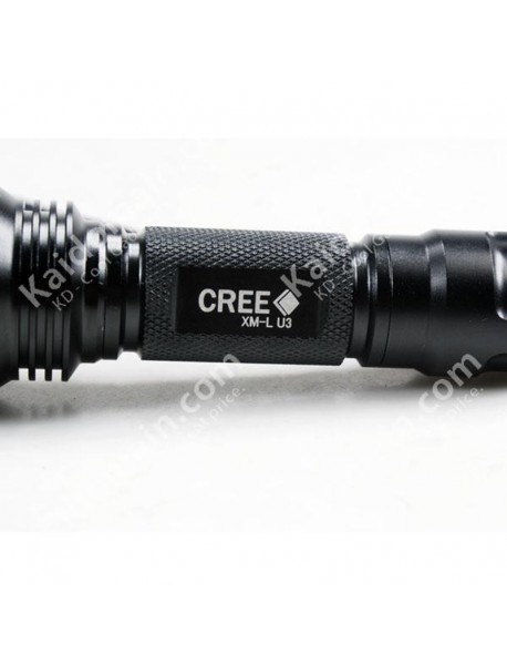 C8 OP Cree XM-L U3 1000 Lumen LED Flashlight (1 x 18650)