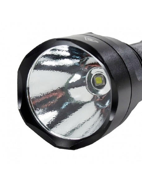 C8 Cree XM-L2 U2 3-Mode OP Flashlight with Green Fluorescent O-ring (1 x 18650)