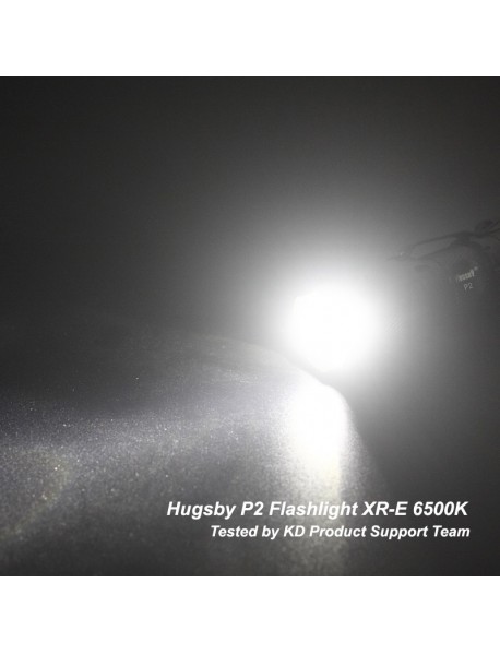 Hugsby P2 XR-E 6500K 230 Lumens 3-Mode LED 16340 Flashlight