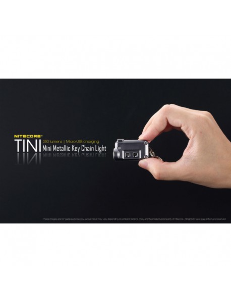 NiteCore TINI Cree XP-G2 S3 380 Lumens Mini Metallic Keychain Light