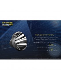 NiteCore HC33 CREE XHP35 HD LED 1800 Lumens Headlamp(1 x 18650 / 2 x CR123) – Black