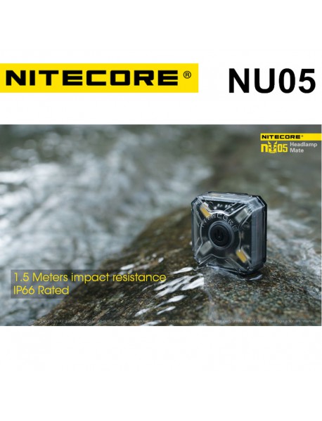 NiteCore NU05 High performance LED 35 Lumens Flashlight 