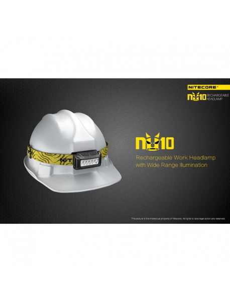 NiteCore NU10CRI Rechargeable High performance LED 115 Lumens Lightweight Headlamp