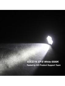 XDLC-18 XP-E White 6500K 800 Lumens 5-Mode 16340 Flashlight