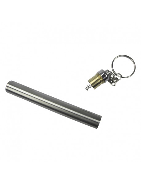 105mm (L) 200 Lumens 1-M Stainless Steel AAA Flashlight