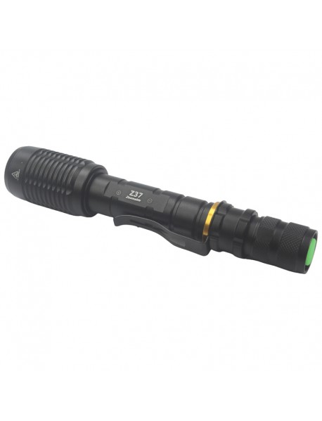 Z37 T6 Wite 6500K 800 Lumens 5-M 18650 Zoomable Flashlight