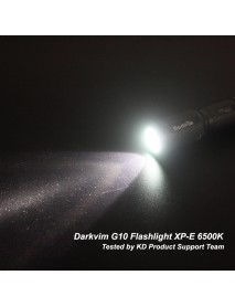 Darkvim G10 XP-E 6500K 400 Lumens 3-M AA Flashlight