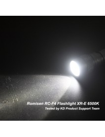 Romisen RC-F4 XR-E 6500K 170 Lumens 1-M 2x CR123A Flashlight