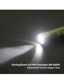 SmilingShark SS-P46 8W 6500K 400 Lumens 3-Mode AA LED Flashlight