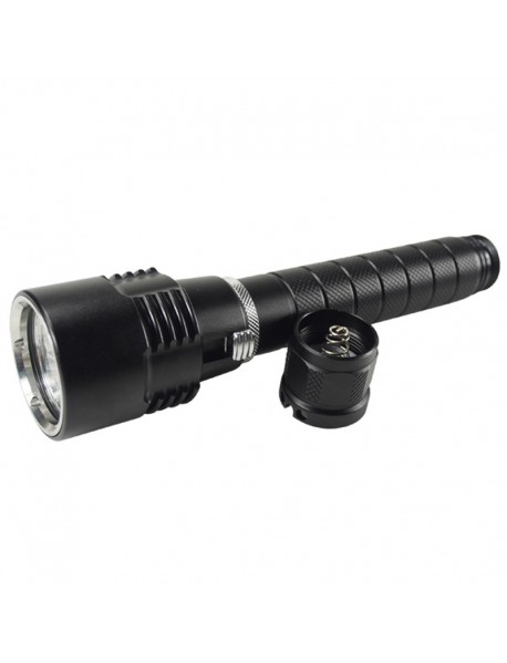 Cree XM-L2 U2 LED Stepless Dimming 1200 Lumens Diving Flashlight (2 x18650)