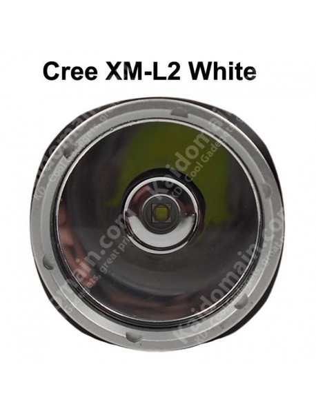 D1326 Cree XM-L2 U3 White 1000 Lumens Stepless Adjusted Diving LED Flashlight - Black ( 1x32650 )