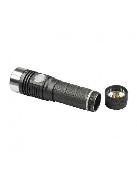 Newest JKK21700 Luminus SST-20 1300 Lumens 6-mode Type-C Rechargeable LED Flashlight ( 1X21700 )