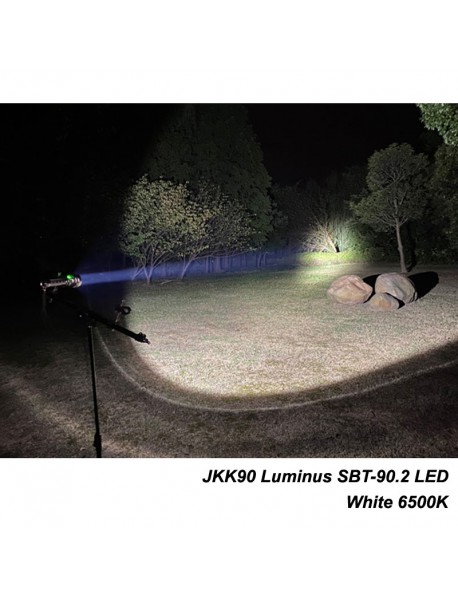 JKK90 Luminus SBT-90.2 LED 7000 Lumens White 6500K 2-Groups Mode LED Flashlight ( 2x26650 )