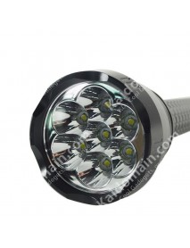 7 x Cree XM-L U2 LED 5-Mode 7000 Lumens Flashlight (3 x 18650 / 3 x 26650)