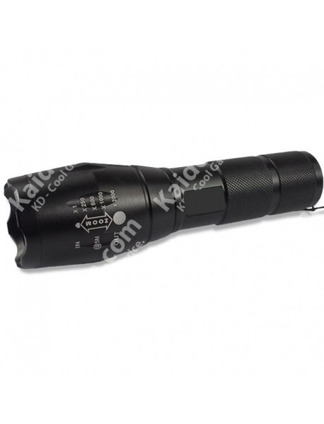 A100 Cree Q5 Red Light 5-Mode Zoomable LED Flashlight (1x18650/3xAAA)