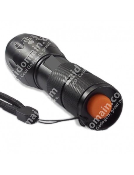 A100 Cree Q5 Red Light 5-Mode Zoomable LED Flashlight (1x18650/3xAAA)